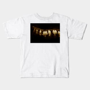 bleeding hearts/sepia Kids T-Shirt